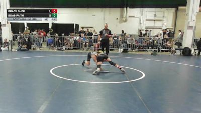 95 lbs Consi Of 16 #1 - Brady Sher, FL vs Elias Faith, IN