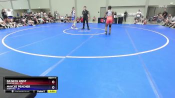 130 lbs 2nd Wrestleback (8 Team) - Da`Neya West, Missouri Red vs Maycee Peacher, Nebraska