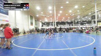 110 lbs Rr Rnd 5 - Danielle Silva De Jesus, Triumph Trained - Girls vs Cambria Leshko, Steel Valley Vixens