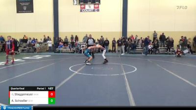 90 lbs Quarterfinal - Isaac Staggemeyer, No Nonsense Wrestling vs Anthony Schoeller, S.O.A.R.R. Elite Wrestling