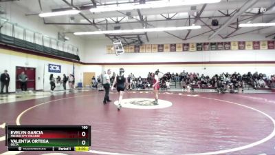 160 lbs Quarterfinal - Valentia Ortega, Delta vs Evelyn Garcia, Fresno City College