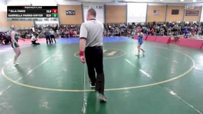 107 lbs Round Of 16 - Ella Paris, Salem vs Gabriella Parris-Dwyer, Maloney