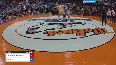 285 lbs Rnd Of 64 - Hunter Vander Heiden, WI vs Grady Fey, SD