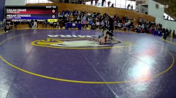 124 lbs Cons. Semi - Megan Edwards, Elmira College vs Cailan Drake, Sacred Heart