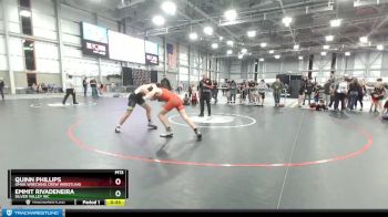 165 lbs Round 3 - Quinn Phillips, Omak Wrecking Crew Wrestling vs Emmit Rivadeneira, Silver Valley WC