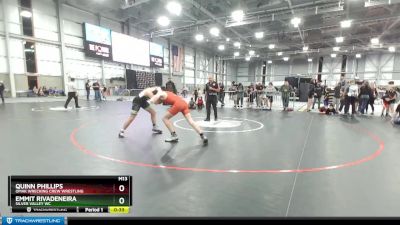 165 lbs Round 3 - Quinn Phillips, Omak Wrecking Crew Wrestling vs Emmit Rivadeneira, Silver Valley WC