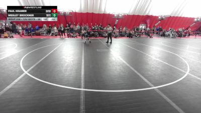 12U Boys - 86 lbs Cons. Round 4 - Paul Kramer, River Valley Youth Wrestling Club vs Wesley Brockner, Team Nazar Training Center