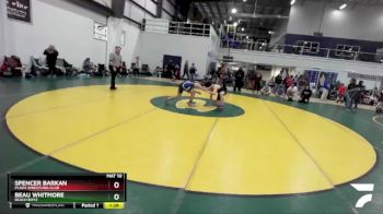 161 lbs Cons. Semi - Beau Whitmore, Beach Boyz vs Spencer Barkan, Plaza Wrestling Club