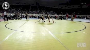 6A - 135 lbs Cons. Semi - Kelsi Hilton, SAND SPRINGS vs Mak Gregg, OWASSO