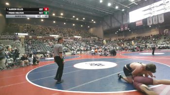 4A 215 lbs Semifinal - Penn Helton, Pottsville vs Aaron Ellis, Gentry