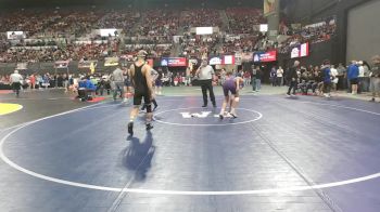AA - 138 lbs Champ. Round 1 - Blaise Perez, Butte vs Kona Fandrich, Billings Senior High School