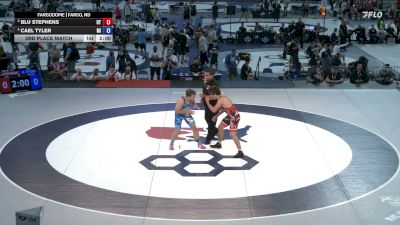 175 lbs 3rd Place Match - Blu Stephens, Utah vs Cael Tyler, Michigan