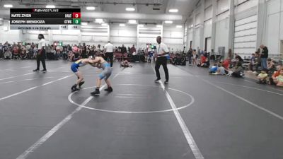72 lbs Round 1 (6 Team) - Joseph Mendoza, CTWHALE Green vs Nate Zven, 84 Athletes