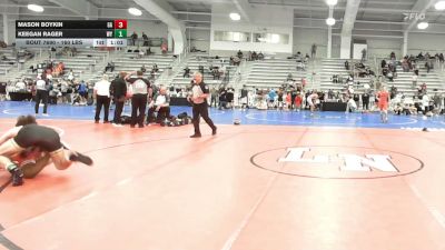 160 lbs Round Of 32 - Mason Boykin, GA vs Keegan Rager, WY