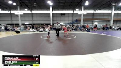 75 lbs Semifinal - Daniel Duke, Declo Jr High vs Colton Lantz, Middleton Middle School