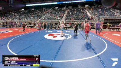 130 lbs Semifinal - Ezra Horgen, Green River Grapplers Wrestling vs Jax Thurin, Tri-State Grapplers