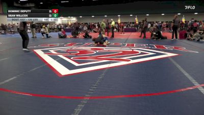 126 lbs Quarterfinal - Dominic Deputy, PA vs Sean Willcox, CA