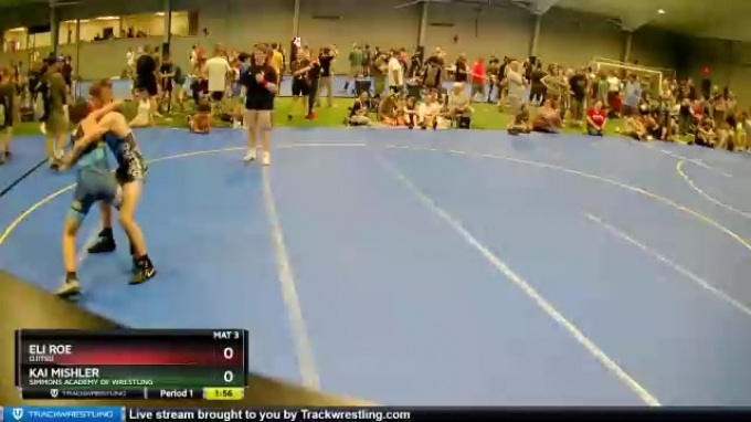 Kai Roe 130 lbs Round 5 - Eli Roe, Ojitsu vs Kai Mishler, Simmons Academy Of ...