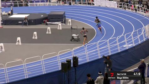High School Boys' 500m, Finals 1