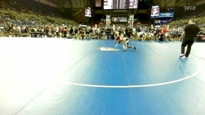 132 lbs Rnd Of 64 - Olin Walker, IL vs Robert Jones, CA