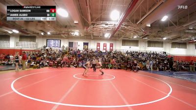 132 lbs Round Of 16 - Logan Samson, White Mountains vs James Algeo, Bishop Guertin