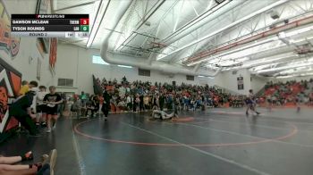 113-116 lbs Round 3 - Tyson Rounds, Lander Middle School vs Dawson McLean, Thermopolis Middle School