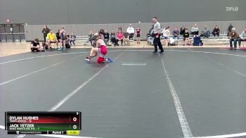 92 lbs Round 6 (10 Team) - Dylan Hughes, Terps Xpress vs Jack Yetzer, Noke Wrestling RTC