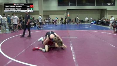 144 lbs Round 2 (6 Team) - Christopher Frank, BRAWL Silver vs Christopher McKeel, Black Creek WC