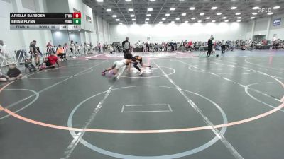 110 lbs Rr Rnd 1 - Ariella Barbosa, Top Flight Wrestling Academy - EL vs Brian Flynn, POWA - EL