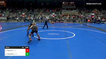 67 lbs Prelims - Davin Renick, Honey Badger WC vs Sammy Sanchez, Sunkist Kids/Monster Garage