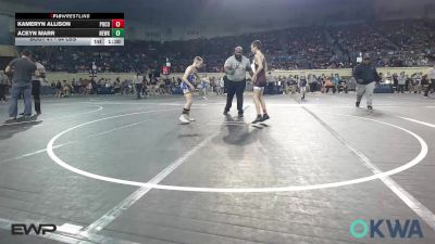 84 lbs Quarterfinal - Kameryn Allison, Pocola Youth Wrestling vs Aceyn Marr, Newkirk Takedown Club
