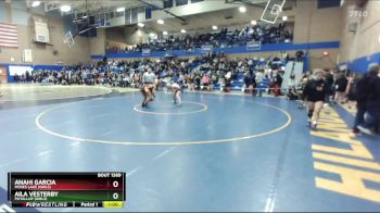 145lbs Cons. Round 4 - Anahi Garcia, Moses Lake (Girls) vs Aila Vesterby, Puyallup (Girls)