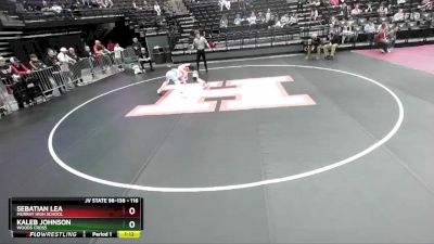 116 lbs Cons. Round 2 - Sebatian Lea, Murray High School vs Kaleb Johnson, Woods Cross