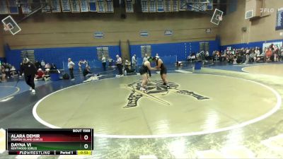 190lbs Cons. Round 6 - Dayna Vi, Kentwood (Girls) vs Alara Demir, Vashon Island (Girls)