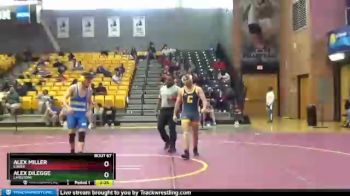 174 lbs Cons. Round 2 - Alex Dilegge, Limestone vs Alex Miller, Coker