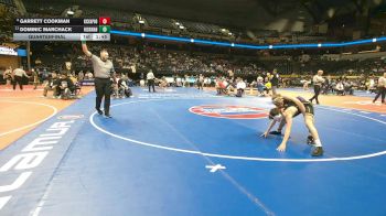 113 Class 4 lbs Quarterfinal - Garrett Cookman, Kickapoo vs Dominic Marchack, Hickman