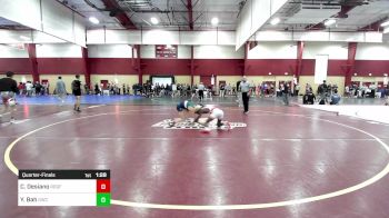 106 lbs Quarterfinal - Cole Desiano, Ridgefield vs Yussuf Bah, Gladiator Wrestling Club