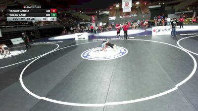 93 lbs Quarters - Isaiah Garcia, Ayala Smash Wrestling vs Milan Acre, Granite Wrestling Club