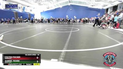 55 lbs Cons. Round 3 - Colton Fischer, Minnesota vs Gabriel Roark, Open Mats