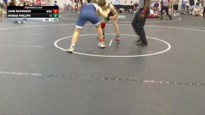 157 lbs Round 3 (6 Team) - Zane Bovenizer, West Forsyth Wrestling Club vs Roman Phillips, Team Snapdown