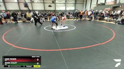 152 lbs Cons. Round 2 - Jake McKee, WA vs Rixen Daley, WA