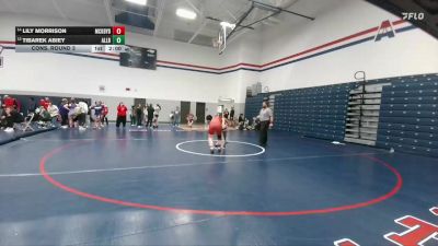 170 lbs Cons. Round 3 - Lily Morrison, McKinney Boyd vs Tibarek Abiey, Allen Blue