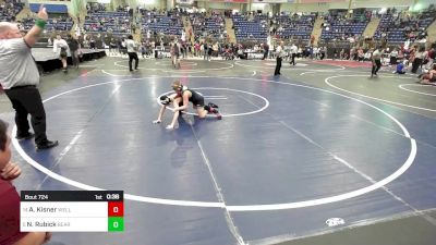 85 lbs Consi Of 8 #1 - Andrew Kisner, Wellington vs Nikolaas Rubick, Bear Cave