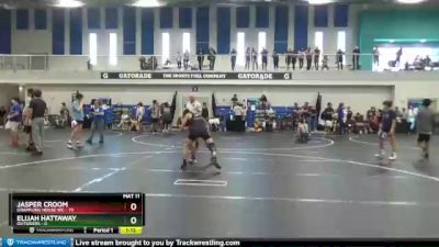 106 lbs Champ. Round 1 - Elijah Hattaway, Outsiders vs Jasper Croom, Grappling House WC