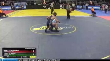 II-132 lbs Cons. Round 3 - Rocco Deaveiro, Rondout Valley vs Alex Clancy, Saranac