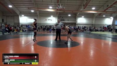 135 lbs Champ. Round 1 - Lyn Codo-Prim, Batavia vs Andi Addis, LEBANON