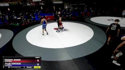 144 lbs Cons. Round 2 - Hudson Jensen, California vs Tyler Swenson, California