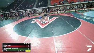 165 lbs Round 2 - Kate Bird, Utah vs Savannah Rickter, Idaho