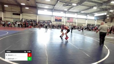 146 lbs Rr Rnd 2 - Brody Severn, Lions WC vs Titus DeGroat, Battle Boys