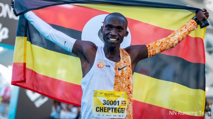 Joshua Cheptegei Breaks Road 10k World Record In Valencia - FloTrack